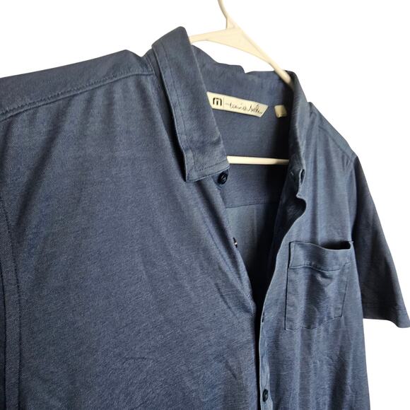 Travis Mathew Mens Button Shirt L Casual Everyday Minimalist Easy Weekend Vibes - Picture 5 of 9